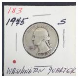 1945-S Washington Quarter