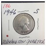 1946-S Washington Quarter
