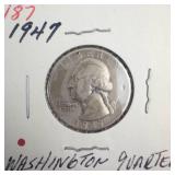 1947 Washington Quarter