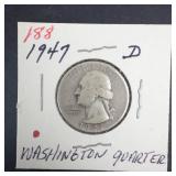 1947-D Washington Quarter