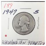 1947-S Washington Quarter
