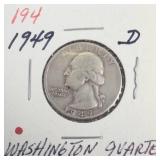 1949-D Washington Quarter