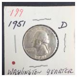 1951-D Washington Quarter