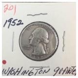 1952 Washington Quarter