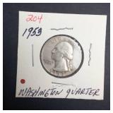1953 Washington Quarter