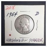 1954-D Washington Quarter