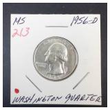 1956-D Washington Quarter