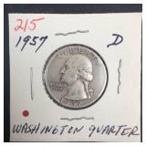 1957-D Washington Quarter
