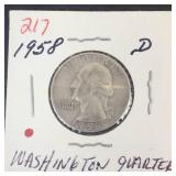 1958-D Washington Quarter