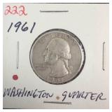 1961 Washington Quarter