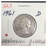 1961-D Washington Quarter