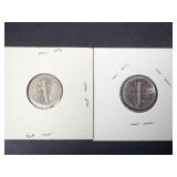 1918, 1918-S Mercury Dimes