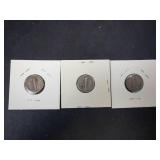 1929, 1929-S, 1930 Mercury Dimes