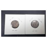 1934, 1934-D Mercury Dimes
