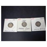 1935 P,D,S Mercury Dimes