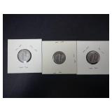 1936 P,D,S Mercury Dimes