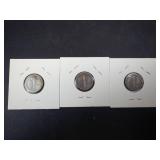 1938 P,D,S Mercury Dimes