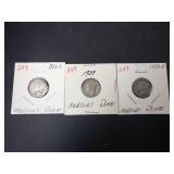 1939 P,D,S Mercury Dimes
