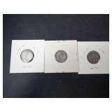 1939 P,D,S Mercury Dimes
