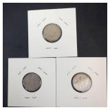 1950 P,D,S Roosevelt Dimes