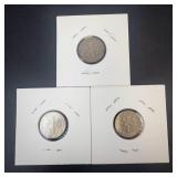 1955 P,D,S Roosevelt Dimes