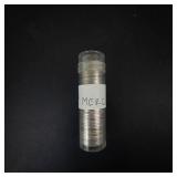 1 roll of 50 Mercury Dimes mixed dates from the 1940's   3.6 oz silver