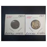 1929, 1929-S Buffalo Nickels