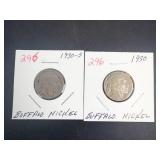 1930, 1930-S Buffalo Nickels