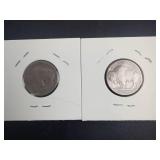 1934, 1934-D Buffalo Nickels