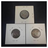 1936 P,D,S Buffalo Nickels