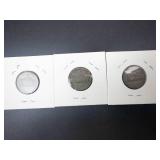 1944 P,D,S silver war Nickels