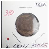 1866 2 Cent Piece