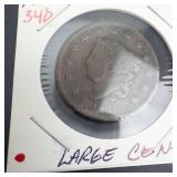 1831 Large Cent, large letters