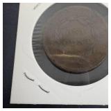1839 Large Cent, Silly Head