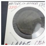 1843 Large Cent, mature, lg letters