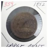 1852 Large Cent