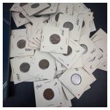 vintage album #2 starting 1941, 50 wheat cents