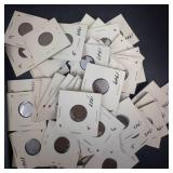 vintage album #2 starting 1941, 50 wheat cents