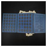 vintage album #2 starting 1941, 50 wheat cents