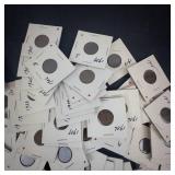 assortment of 69 wheat cents 1909 thru 1940