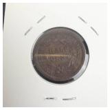 1850 Half Cent
