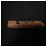 1 roll of 50 wheat cents teens thru twenties