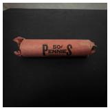 1 roll of 50 wheat cents teens thru twenties