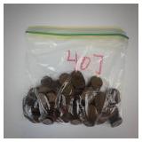 1 bag of 150 mixed wheat cents 30's thru 50's