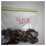 1 bag of 150 mixed wheat cents 30's thru 50's