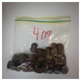 1 bag of 150 mixed wheat cents 30's thru 50's