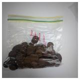 1 bag of 150 mixed wheat cents 30's thru 50's