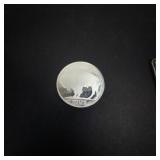 .999 1 oz silver Buffalo Head round