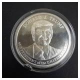 .999 1 oz silver Donald Trump round