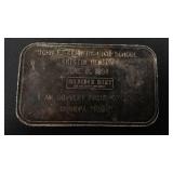1 oz.999 silver bar